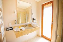 Badezimmer im Lodge-Zimmer