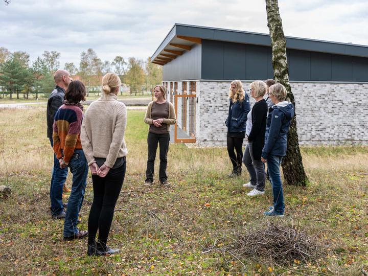 Besprechung im Freien